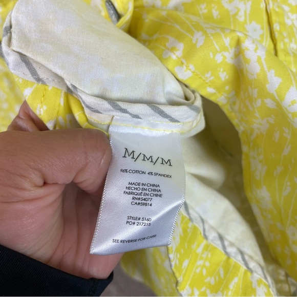 CAbi Field of Daisies Yellow Jacket Coat Floral - Picture 4 of 7